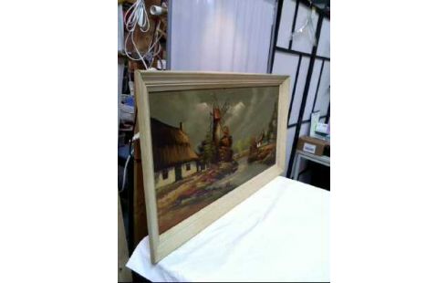 ÖLGEMÄLDE I.R. <WINDMÜHLE AM FLUSS>