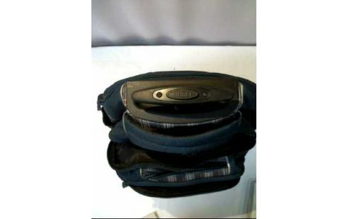 TASCHE AUF ROLLEN GRIFF BLAU-KARIERT