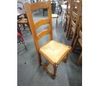 4 CHAISES ASSISE PAILLEE LOT