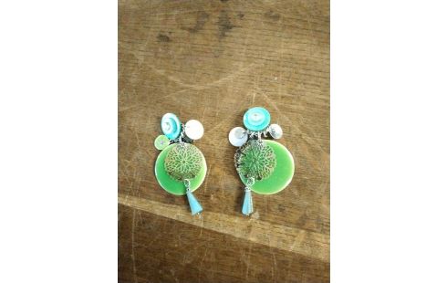 BOUCLE D'OREILLE CLIP FANTAISIE