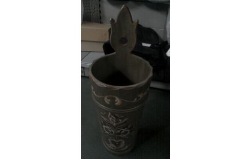 PORTE PARAPLUIE VERTE, , BOIS FLEUR