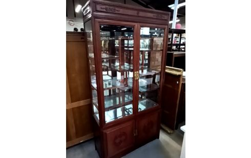 VITRINE BIBLIOTHEQUE STYLE ASIATIQUE