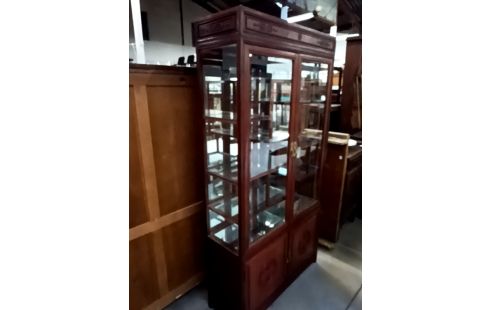VITRINE BIBLIOTHEQUE STYLE ASIATIQUE