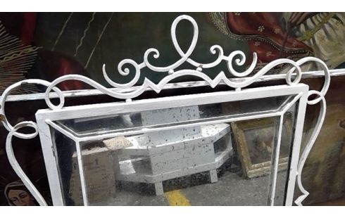 MIROIR FER FORGE ART  DECO