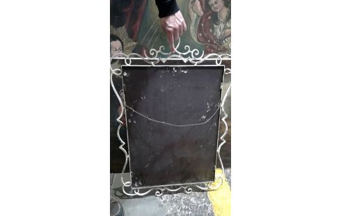 MIROIR FER FORGE ART  DECO