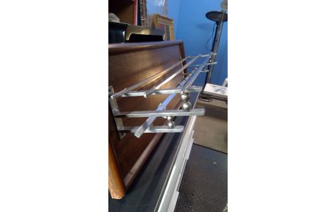 KAPSTOK/HOUT/CHROME  ART DECO