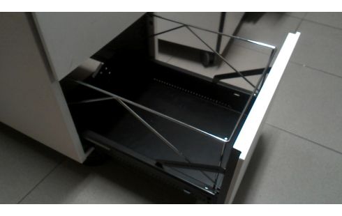 CAISSON DE BUREAU L UNITE BLANCHE, , BOIS LOOK SANS, , CLE