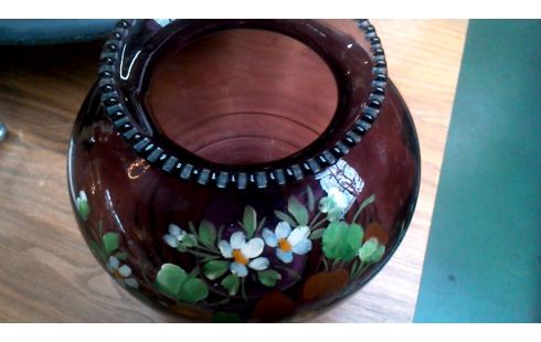 VASE ANTIK BLASSLILAN EIS BLUME