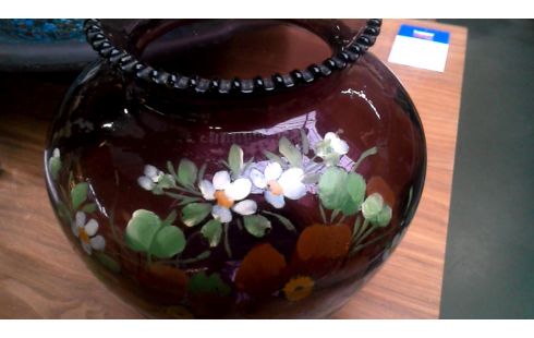 VASE ANTIK BLASSLILAN EIS BLUME