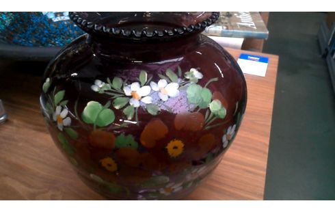 VASE ANTIK BLASSLILAN EIS BLUME