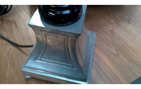 LAMPADAIRE ARGENT NOIR