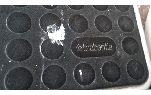 TRITTLEITER 1 BRABANTIA WEISS SCHWARZ