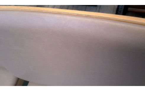 6 STÜHLE, , HOLZ KAFFEEFARBEN KUNSTLEDER