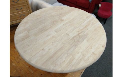 TABLE GUERIDON BOIS BRUT