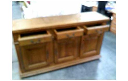 SIDEBOARD HOLZ EICHE MASSIV 3 SCHUB. 3-TÜ