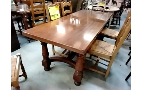 TABLE DE FERME BOIS MASSIF 200X80