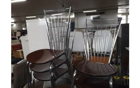 LOT DE 5 CHAISES FORMICA