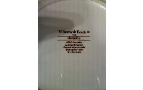KAFFEESERVICE <VILLEROY & BOCH> 23-TLG. ROSETTE