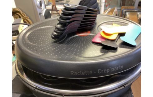 APPAREIL A RACLETTE crep party tefal APPAREIL A RACLETTE CREP PARTY TEFAL