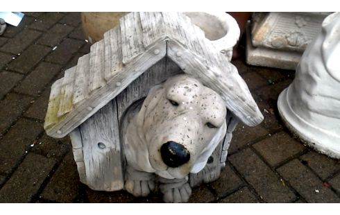 ANIMAL DECORATIVO JARDÍN, , PERRO, , NICHO