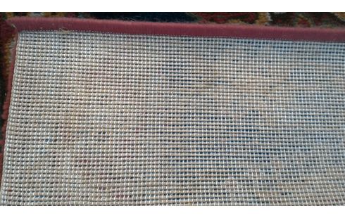 TAPIS BORDEAUX MET BLEUE