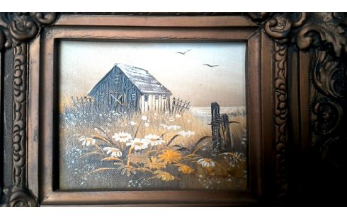 SCHILDERIJ PANEEL SCHUUR