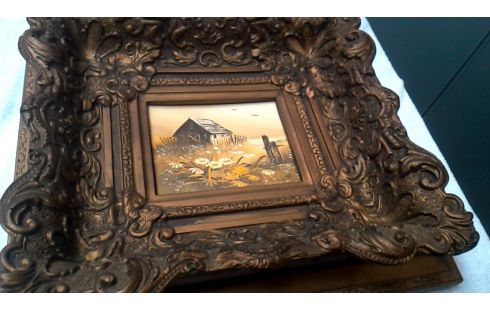 SCHILDERIJ PANEEL SCHUUR