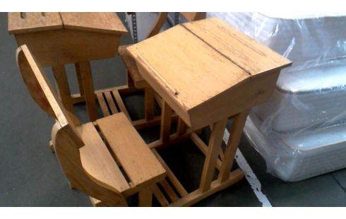 BUREAU D'ECOLIER, , BOIS L UNITE ANTIQUE