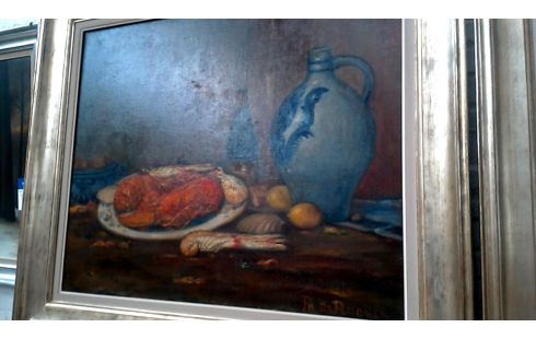 PEINTURE, , NATURE MORTE DEDICACE