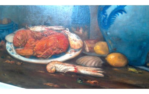 PEINTURE, , NATURE MORTE DEDICACE
