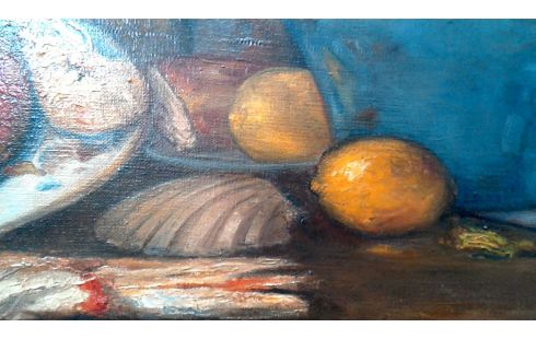 PEINTURE, , NATURE MORTE DEDICACE