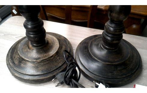 TAFELLAMP BRUIN ZWART