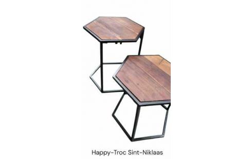 TABLE D'APPOINT HEXAGONAL