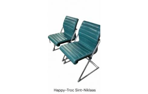 STOEL LOT VAN 2 GROEN