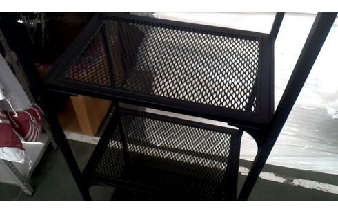 REGAL IKEA SCHWARZ METALL, , HOLZ