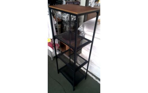 REGAL IKEA SCHWARZ METALL, , HOLZ