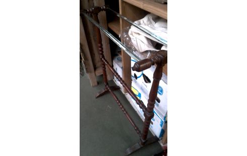 HANDTUCHHALTER, , HOLZ EIS ANTIK