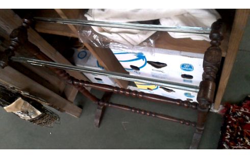 HANDTUCHHALTER, , HOLZ EIS ANTIK