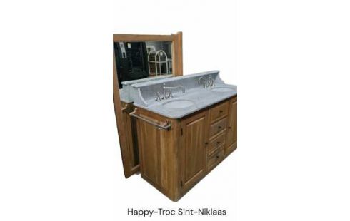 SALLE DE BAINS MET, , MIROIR CHENE MARBRE