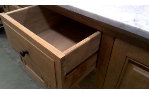 SALLE DE BAINS MET, , MIROIR CHENE MARBRE