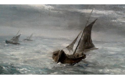 GEMÃLDE ÜBER, , RAHMEN 1 VERGOLDET