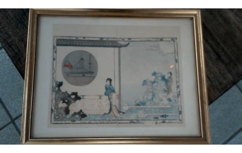 GRAVURE DU JAPON  ANCIENNE