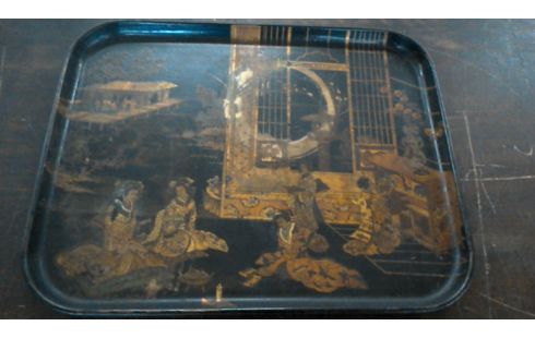 PLATEAU NAPOLEON 3 DECOR JAPON