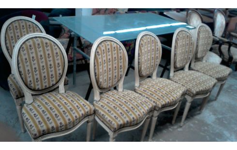 CHAISE MEDAILLON LOUIS