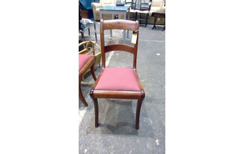 SERIE DE 5 CHAISES 3+2