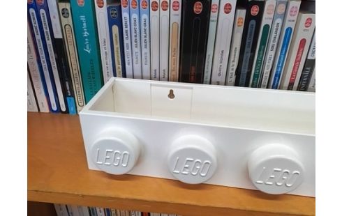 ETAGERE MURALE LEGO BLANCHE