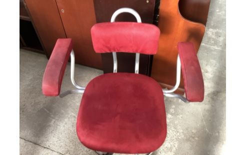 FAUTEUIL DE BUREAU ROUGE REGLABLE