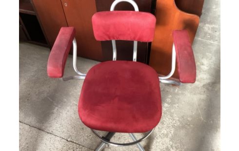 FAUTEUIL DE BUREAU ROUGE REGLABLE