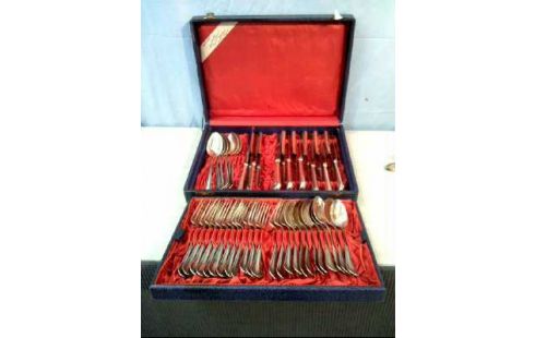 BESTECKSET VERSILBERT <BSF> 45-TLG. +KOFFER