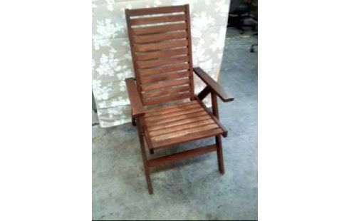 CHAISE DE JARDIN FONCE PLIANT